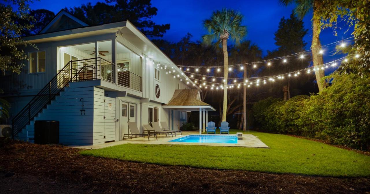 Luxury Beach House - 2Min Walk To Beach - Private Pool - Group & Dog Friendly Hilton Head Island Exterior photo