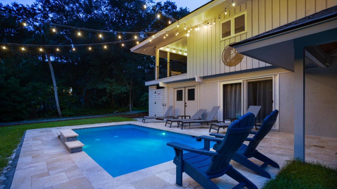 Luxury Beach House - 2Min Walk To Beach - Private Pool - Group & Dog Friendly Hilton Head Island Exterior photo