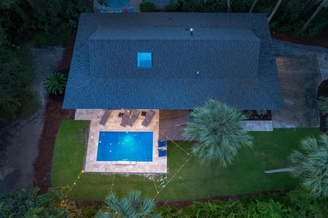 Luxury Beach House - 2Min Walk To Beach - Private Pool - Group & Dog Friendly Hilton Head Island Exterior photo